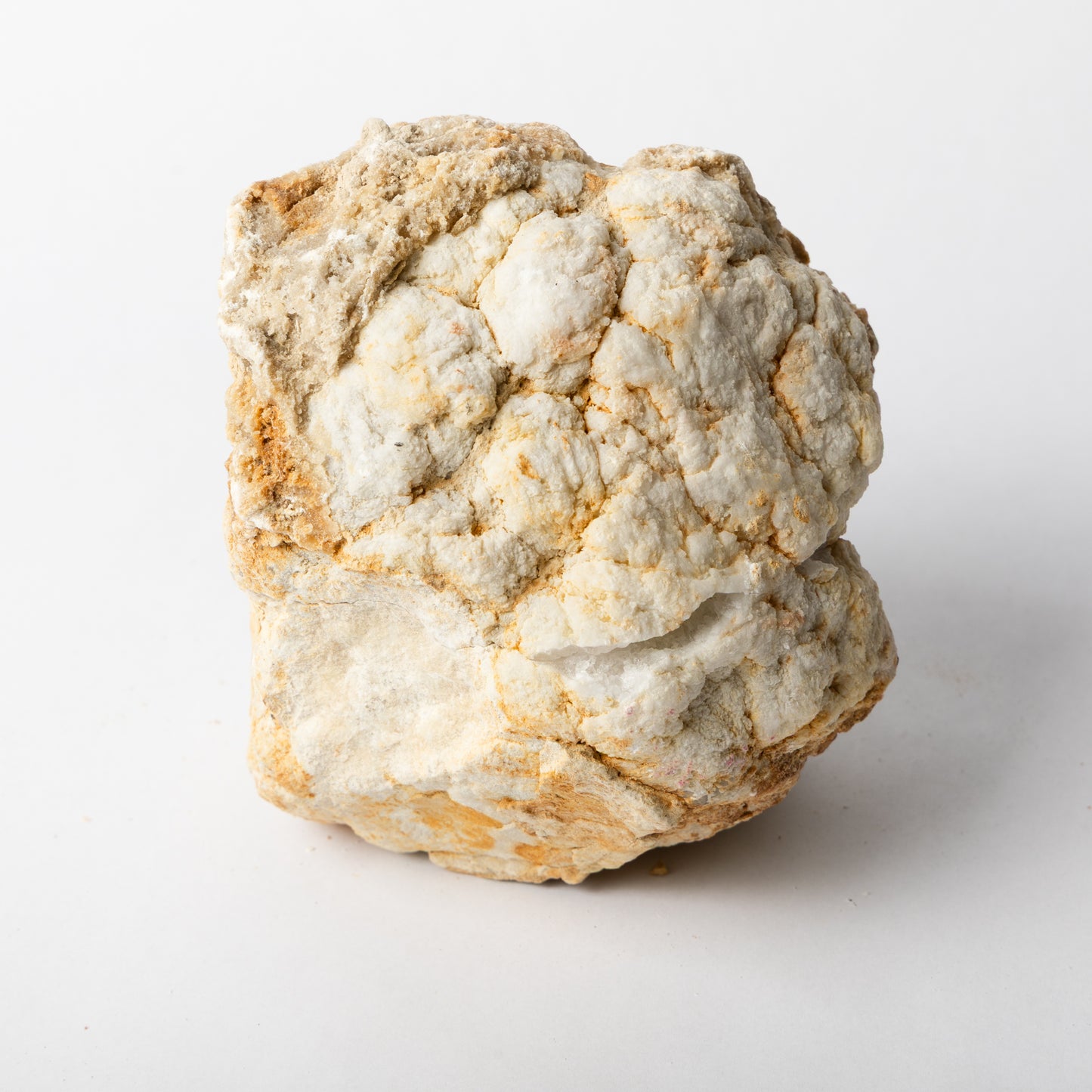 Large Snow Quartz (White Quartz) Geode