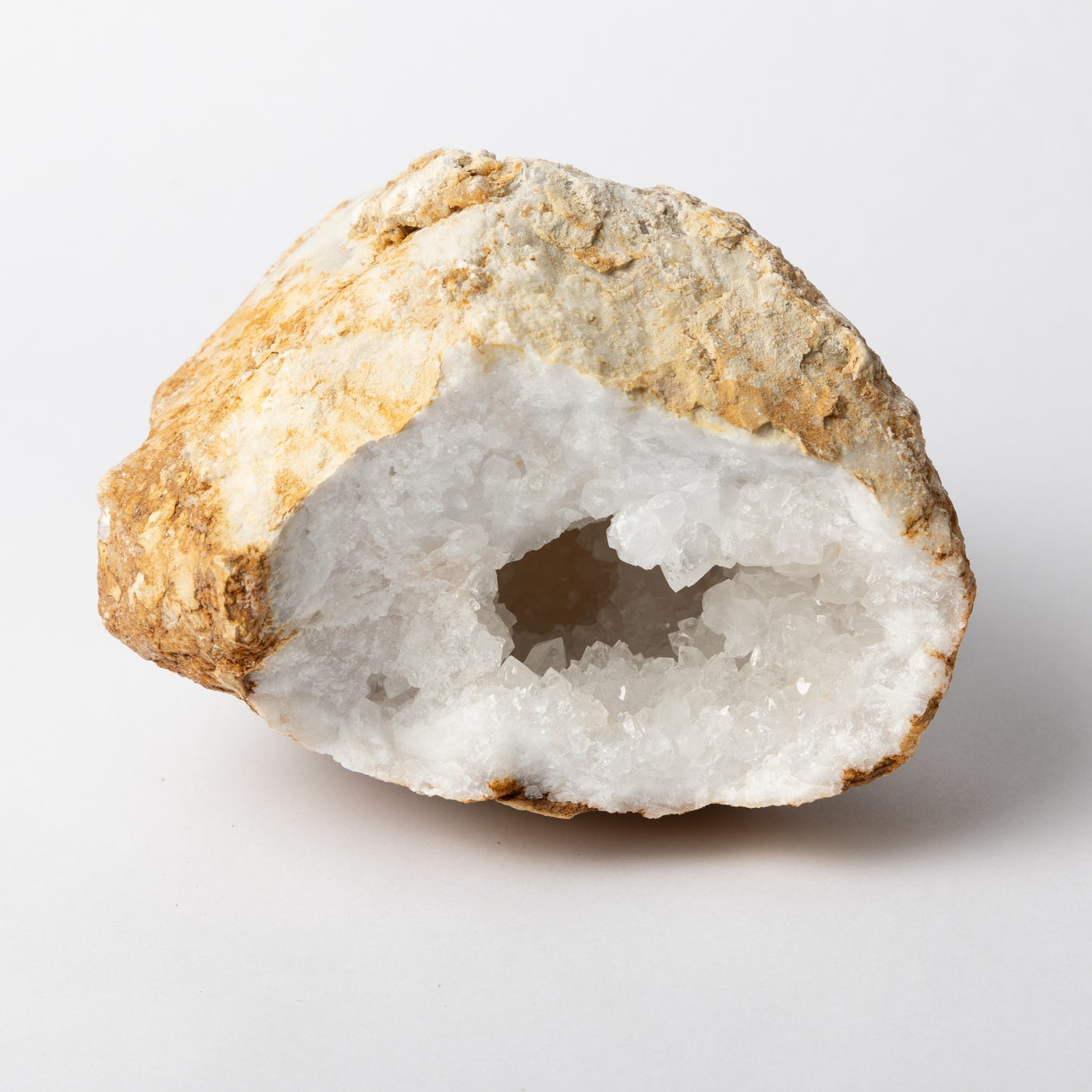 Large Snow Quartz (White Quartz) Geode