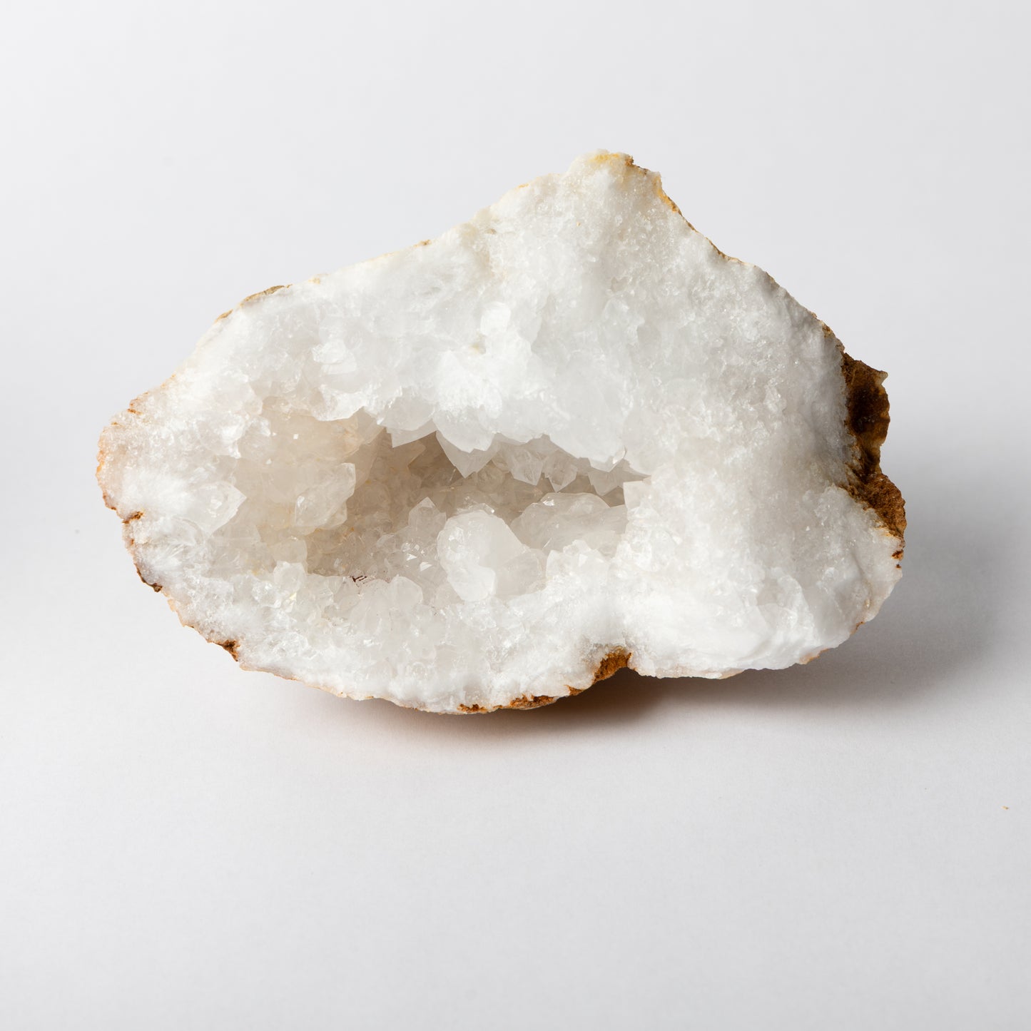 Large Snow Quartz (White Quartz) Geode