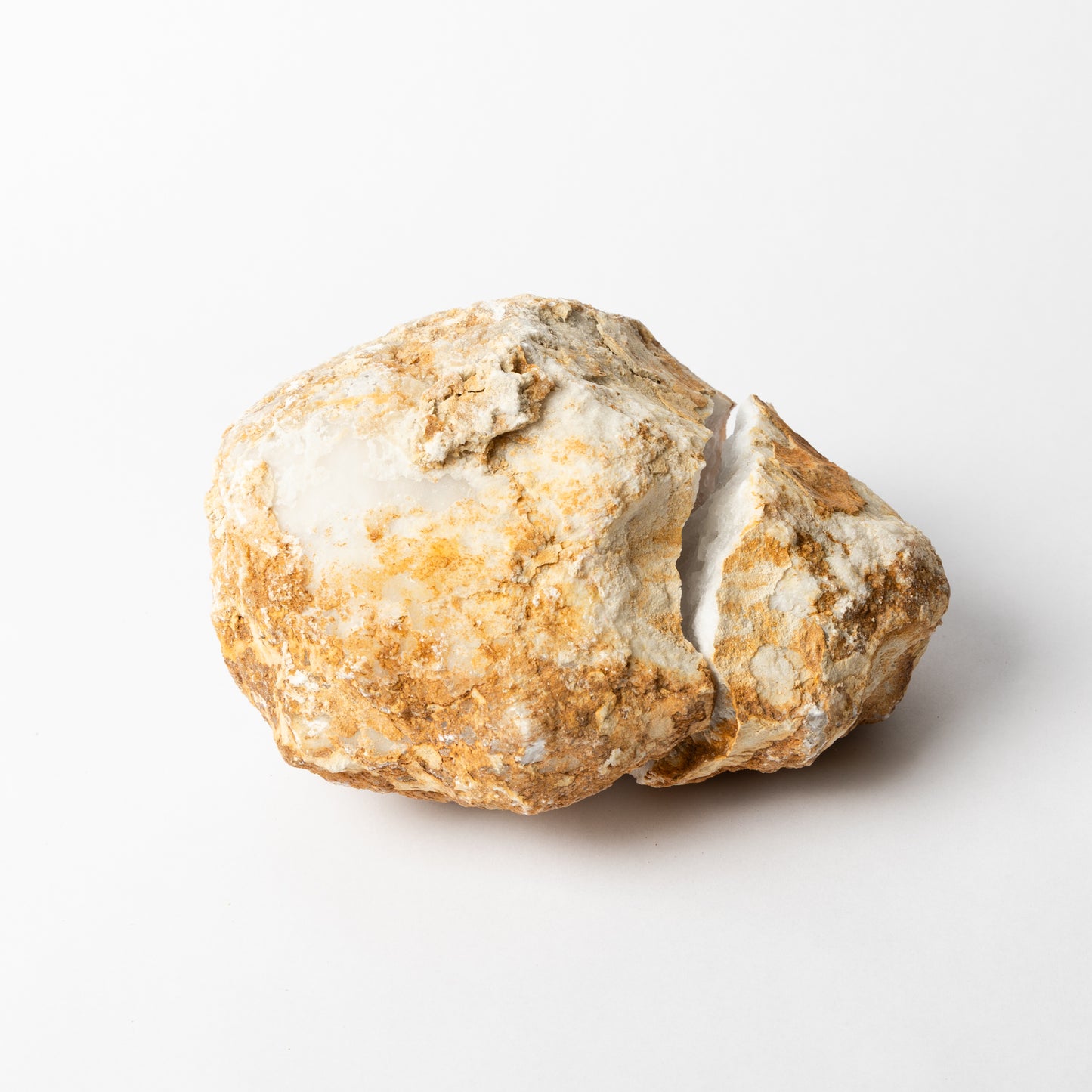 Large Snow Quartz (White Quartz) Geode