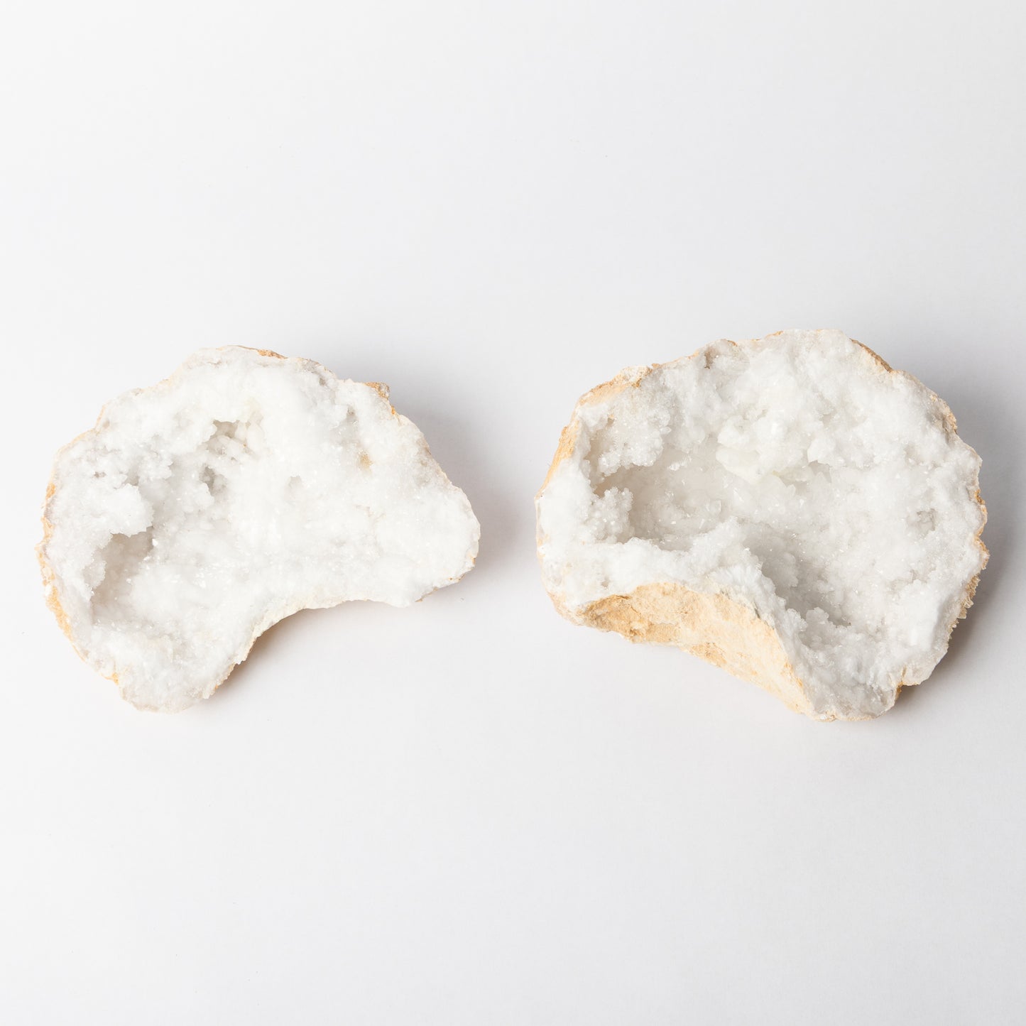 Large Snow Quartz (White Quartz) Geode