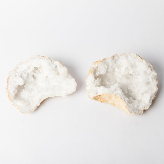 Large Snow Quartz (White Quartz) Geode