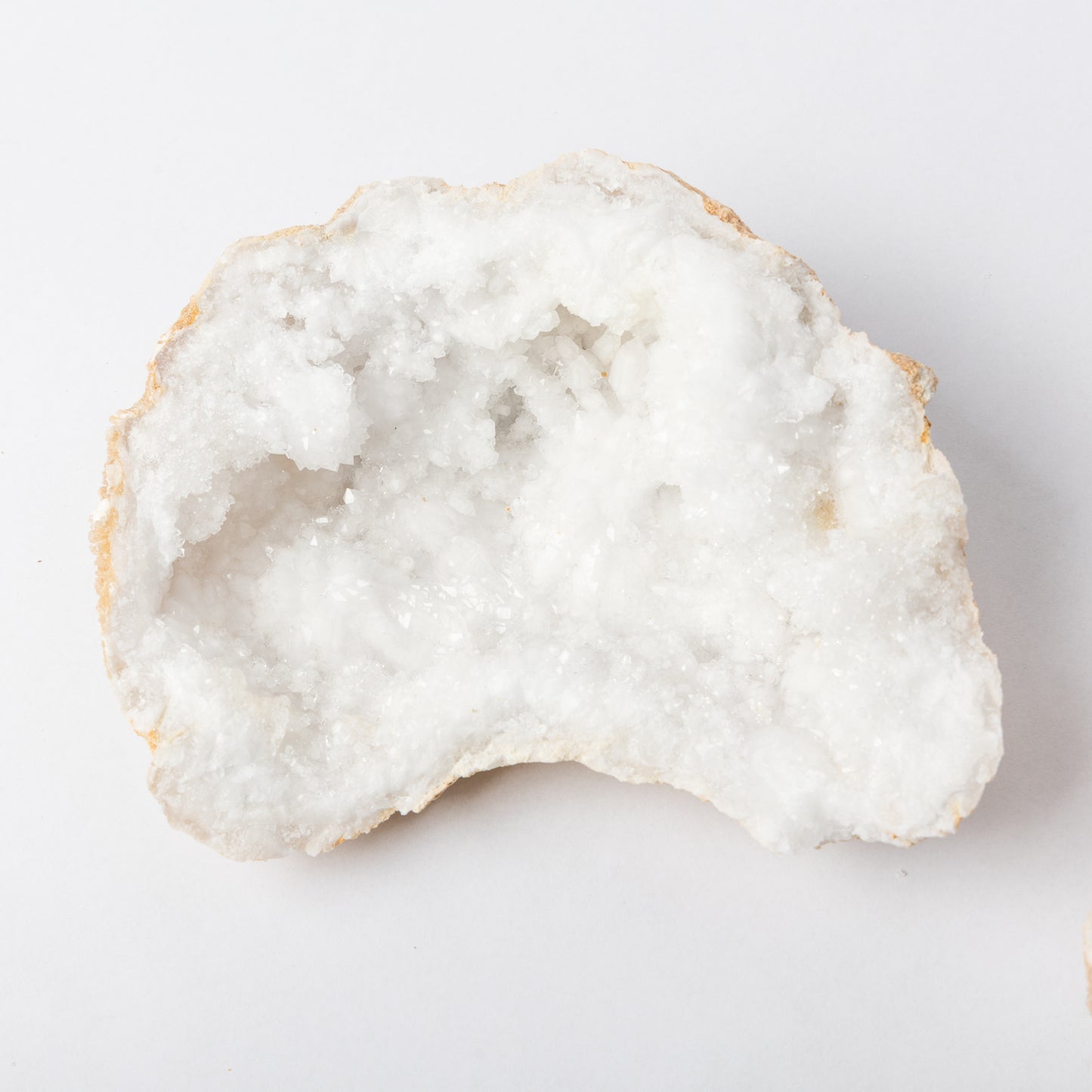 Large Snow Quartz (White Quartz) Geode
