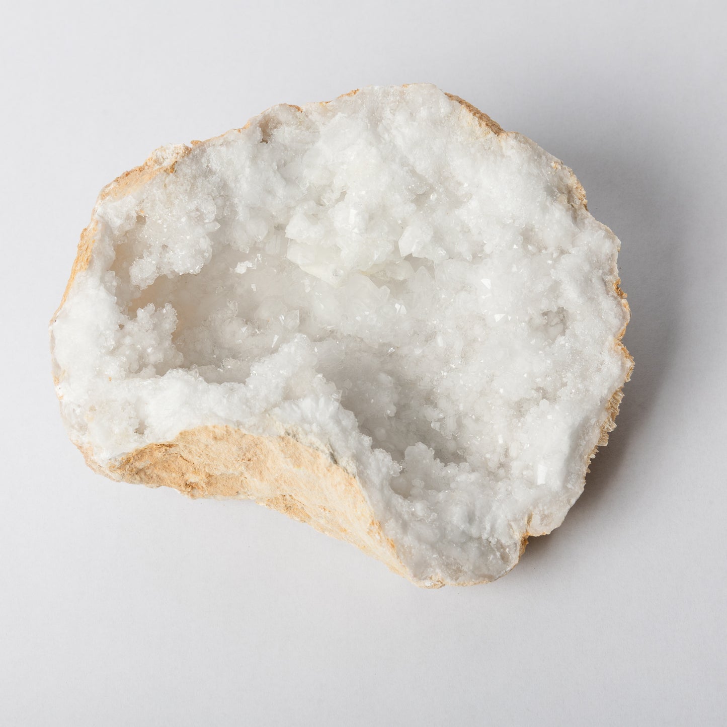 Large Snow Quartz (White Quartz) Geode