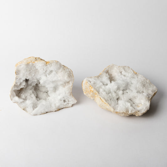 Large Snow Quartz (White Quartz) Geode