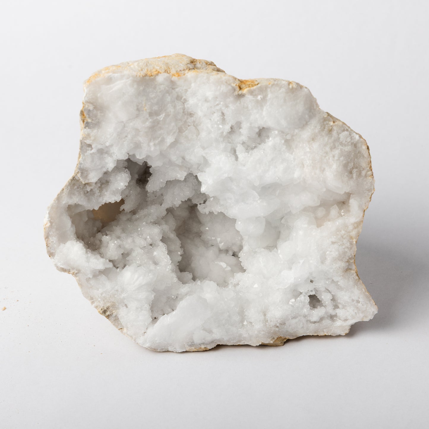 Large Snow Quartz (White Quartz) Geode