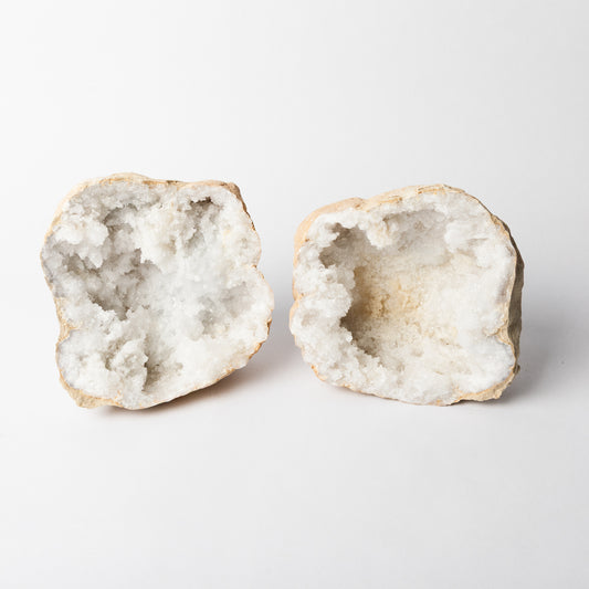 Large Snow Quartz (White Quartz) Geode