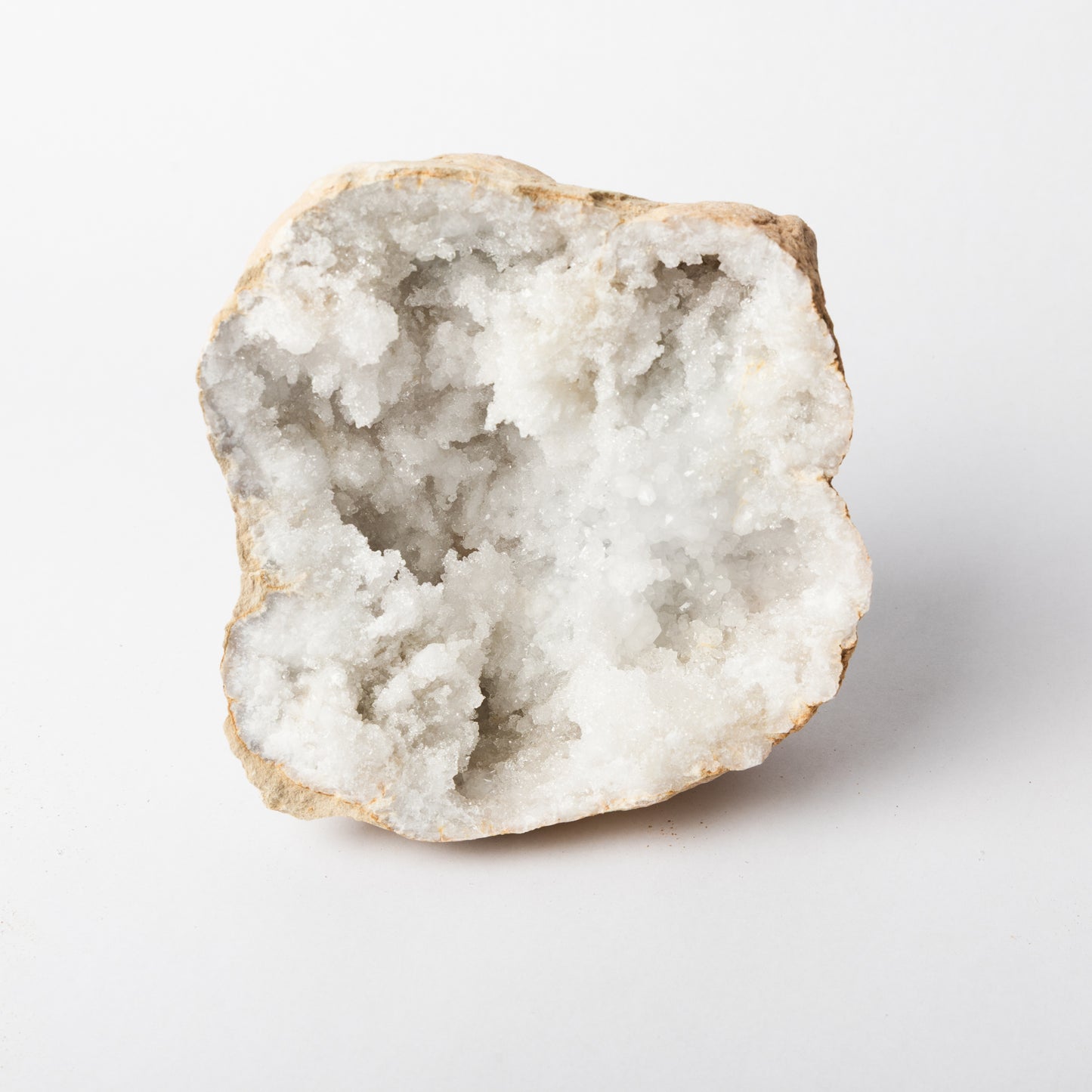 Large Snow Quartz (White Quartz) Geode