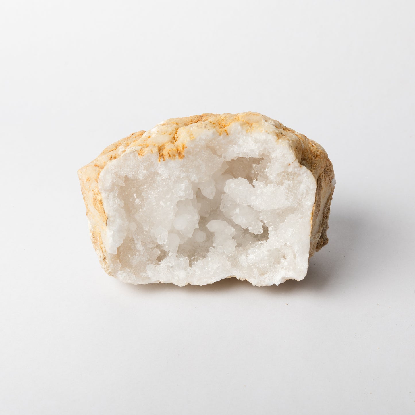 Large Snow Quartz (White Quartz) Geode