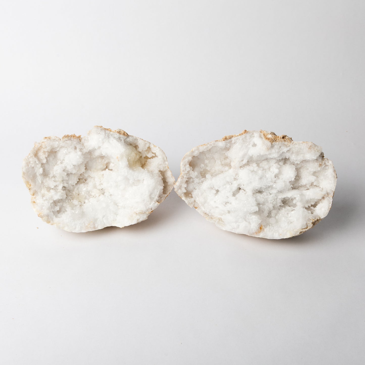 Large Snow Quartz (White Quartz) Geode