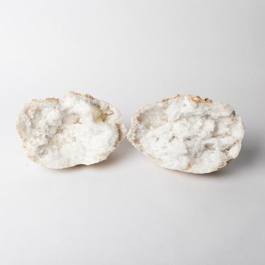 Large Snow Quartz (White Quartz) Geode