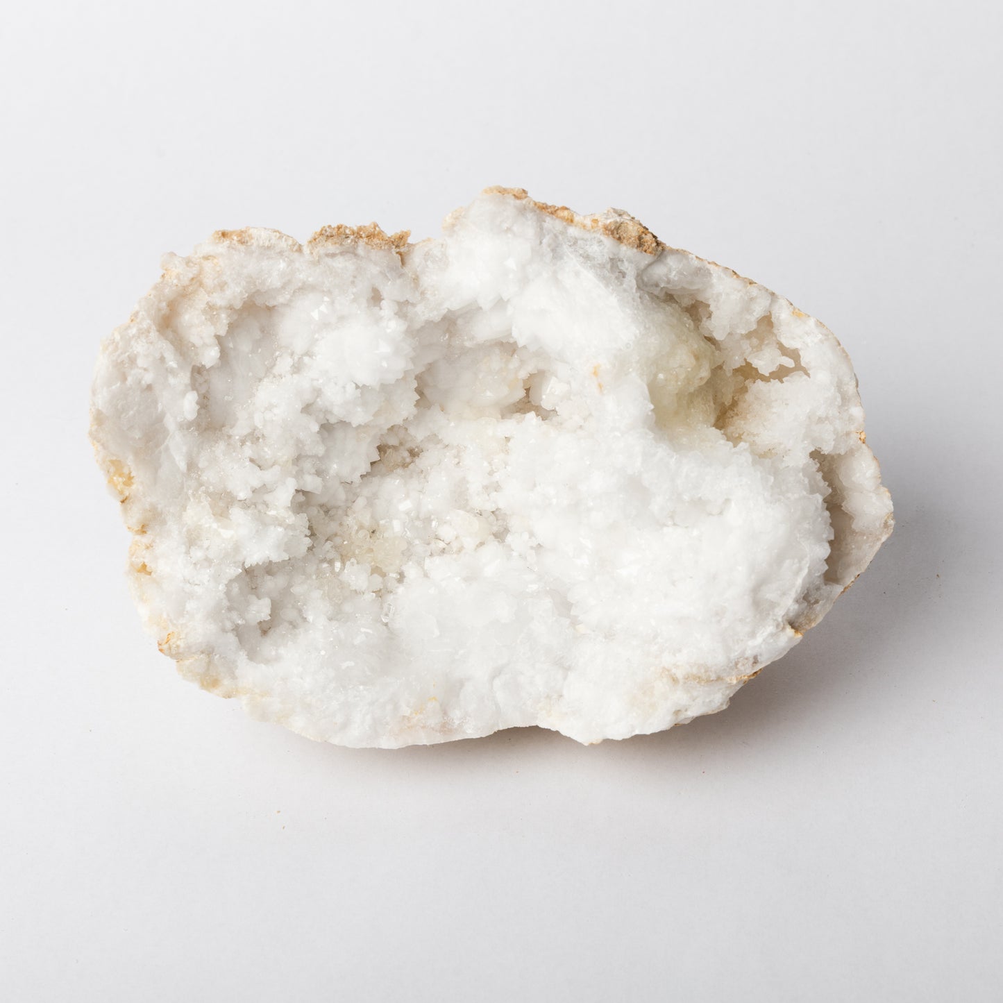 Large Snow Quartz (White Quartz) Geode