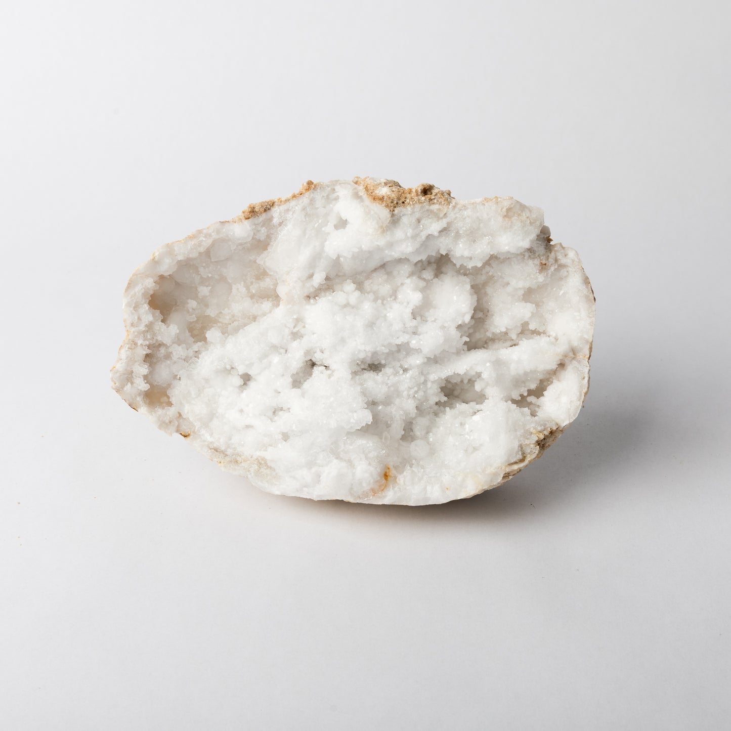 Large Snow Quartz (White Quartz) Geode