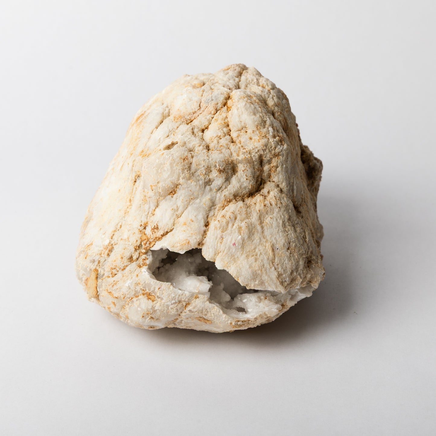 Large Snow Quartz (White Quartz) Geode