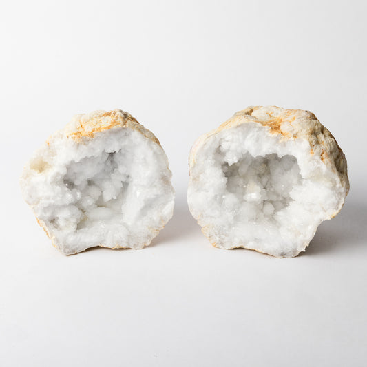 Large Snow Quartz (White Quartz) Geode