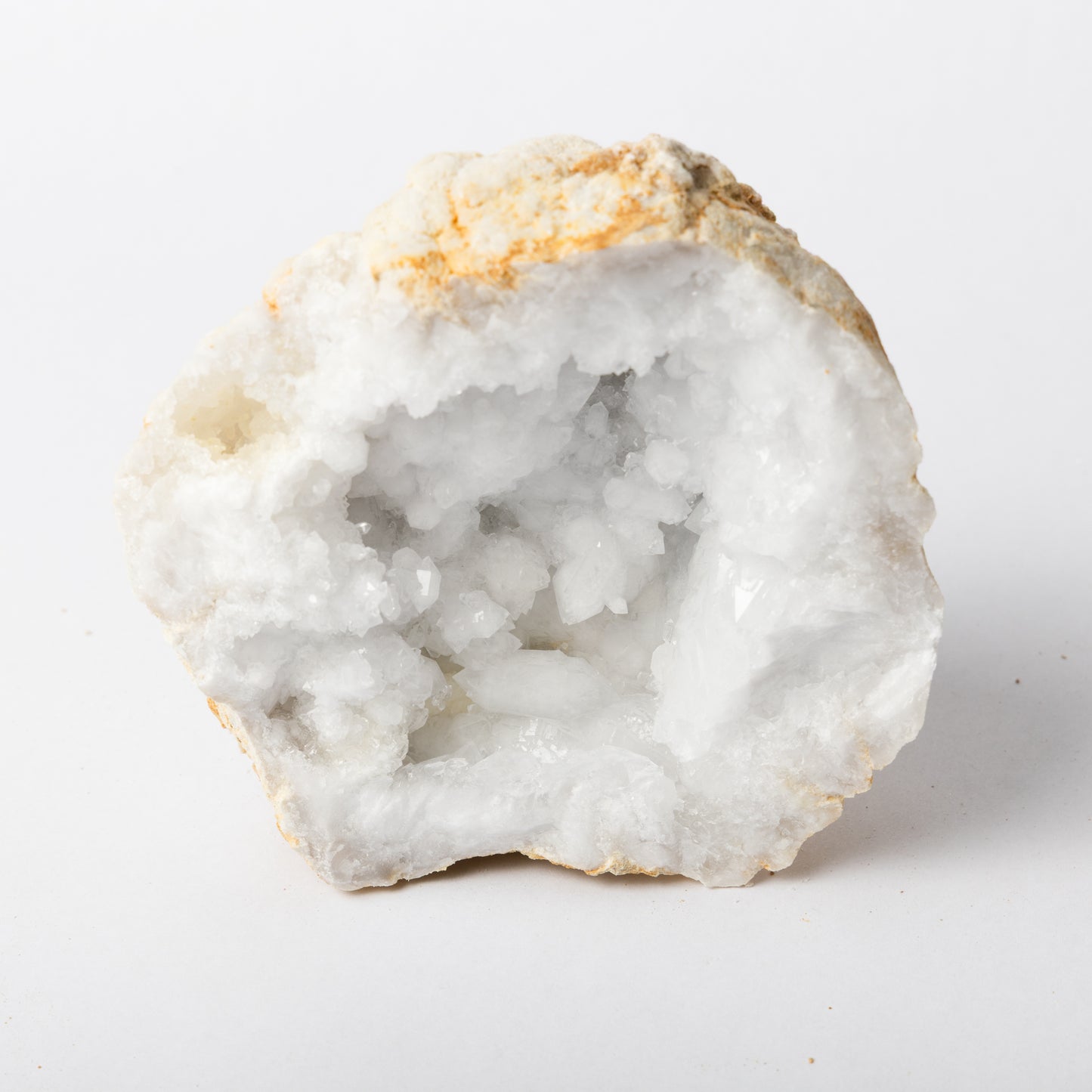 Large Snow Quartz (White Quartz) Geode