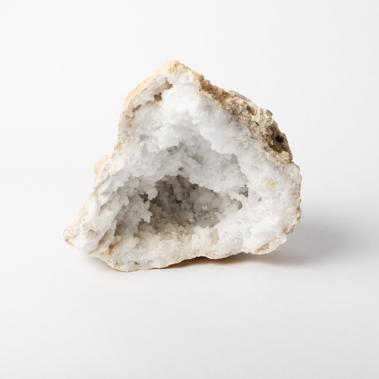 Large Snow Quartz (White Quartz) Geode