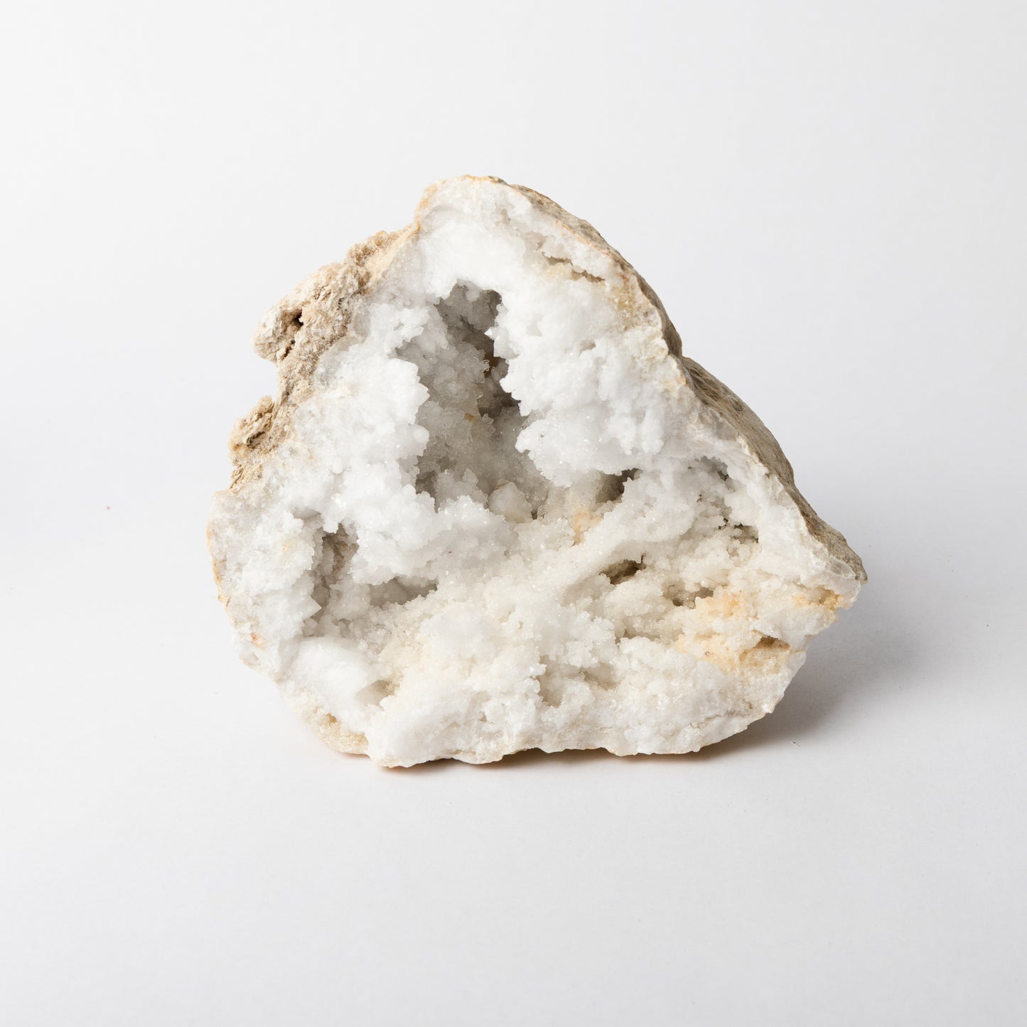 Large Snow Quartz (White Quartz) Geode