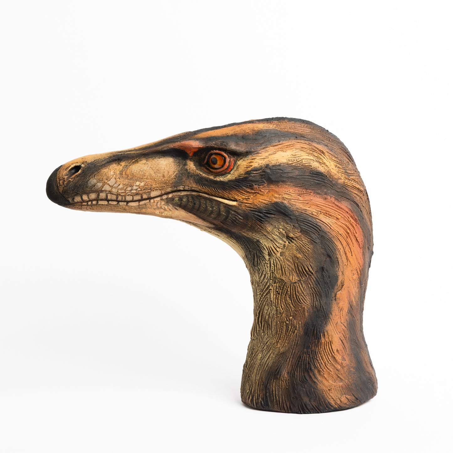 Artistic Interpretation of Velociraptor by Karen Fawcett