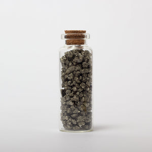 Bottle of Iron Pyrites ("Fools Gold")